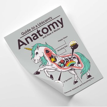 Plakat FEEBY Anatomia jednorożca - Vincent Trinidad 30x40 - Feeby