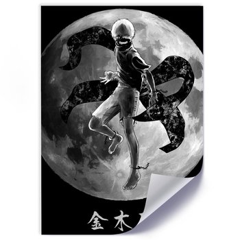 Plakat FEEBY Chłopak na tle księżyca, 50x70 cm - Feeby