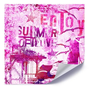 Plakat FEEBY Enjoy summer 2, 80x80 cm - Feeby
