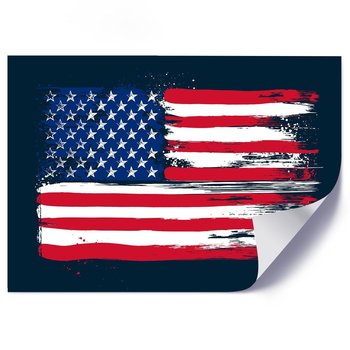 Plakat FEEBY Flaga USA, 100x70 cm - Feeby