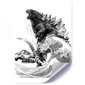 Plakat FEEBY Godzilla, 70x100 cm - Feeby