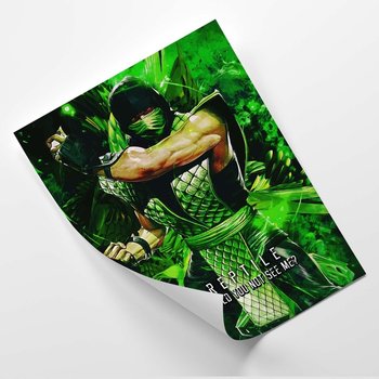 Plakat FEEBY Gra Mortal Kombat, postać Reptile - SyanArt 20x30 - Feeby