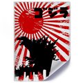 Plakat FEEBY Japoński potwór Godzilla, 70x100 cm - Feeby
