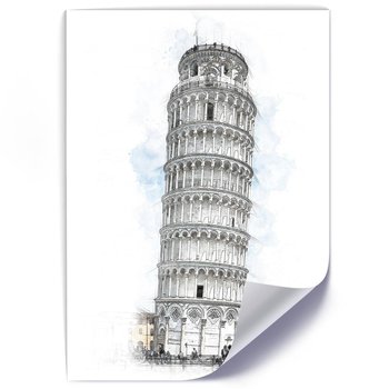 Plakat FEEBY Krzywa Wieża w Pizie, 50x70 cm - Feeby