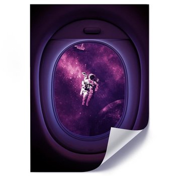 Plakat FEEBY Latający Kosmonauta, 50x70 cm - Feeby