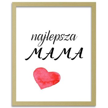 Plakat FEEBY Najlepsza mama, 21x29,7 cm - Feeby