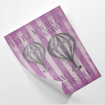 Plakat FEEBY Napis i dwa balony - Andrea Haase 30x40 - Feeby