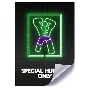 Plakat FEEBY Neony Hulk, 50x70 cm - Feeby