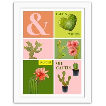 Plakat FEEBY Oh kaktus, 21x29,7 cm - Feeby