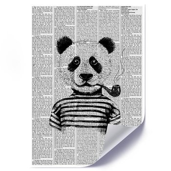 Plakat FEEBY Panda z fajką, 70x100 cm - Feeby
