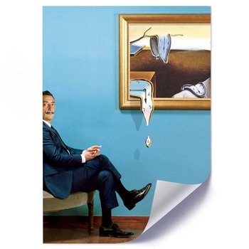 Plakat FEEBY Salvador Dali zegary, 50x70 cm - Feeby