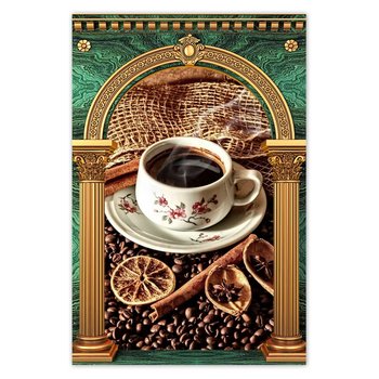 Plakat Filiżanka kawy z wanilią, 40x60 cm - ZeSmakiem