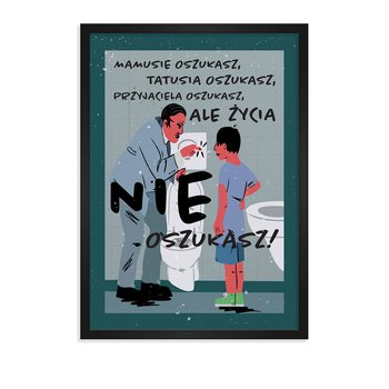 Plakat filmowy - Król sedesów (Chłopaki nie płaczą) 30x40 cm polski film - PADE SPACE