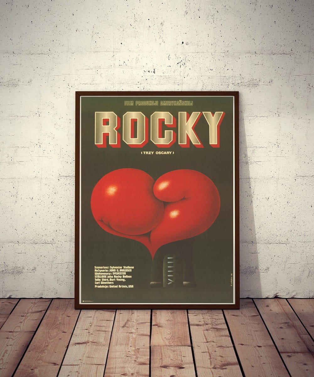 Plakat filmowy Rocky Edward Lutczyn - limitowana reedycja. - Inna marka ...