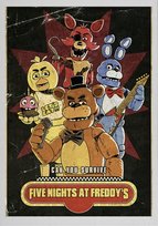 Plakat Five Nights at Freddy's 2023 Horror Fotoplakat Obraz A2 60x40 cm Atram