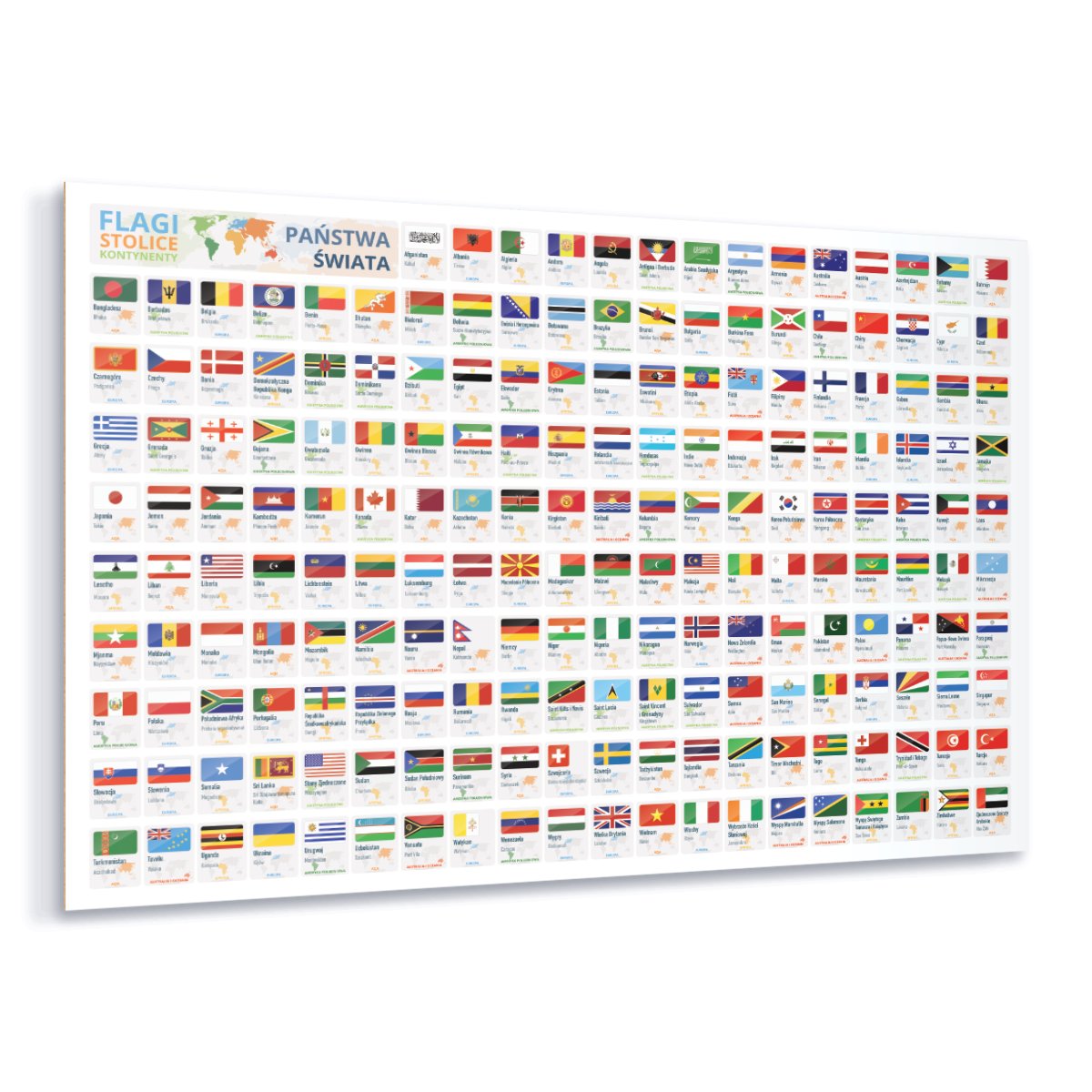 Plakat Flagi Stolice Kontynenty Pa stwa wiata do Powieszenia Tablica plakat-flagi-stolice-kontynenty-pa-stwa-wiata-do-powieszenia-tablica
