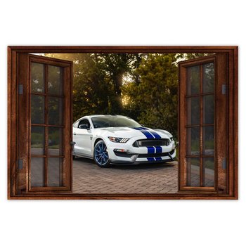 Plakat Ford Mustang Samochód USA, 90x60 cm - ZeSmakiem