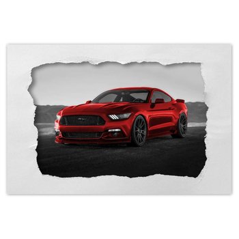 Plakat Ford Mustang USA, 90x60 cm - ZeSmakiem
