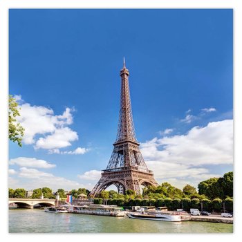 Plakat Francja Paryż Wieża, 70x70 cm - ZeSmakiem
