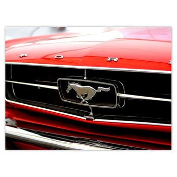 Plakat Grill Forda Mustanga, 135x100 cm - ZeSmakiem