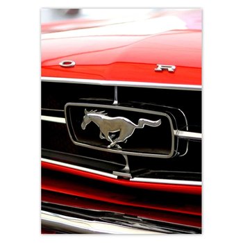 Plakat Grill Forda Mustanga, 50x70 cm - ZeSmakiem