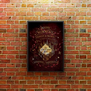 Plakat Harry Potter Mapa Huncwotów 003, 42x29.7cm - ERT Group