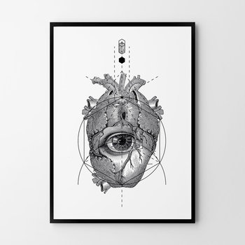 Plakat HOG STUDIO Anatomia Serca, A3, 29,7x42 cm - Hog Studio