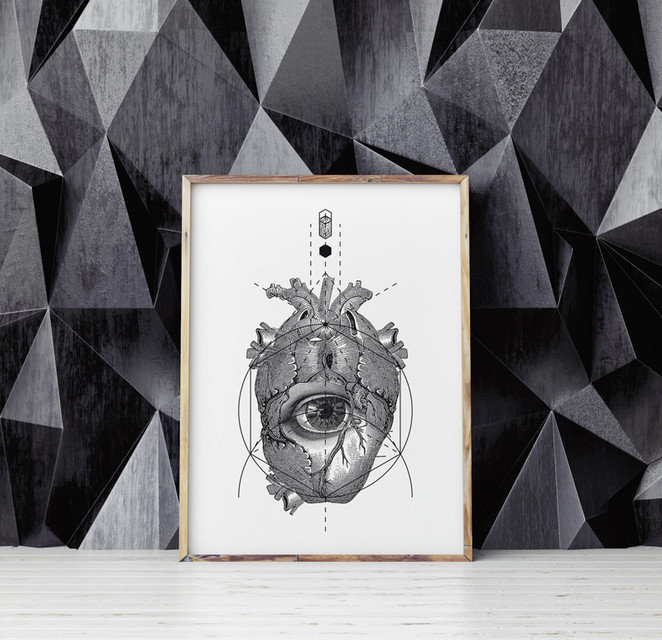 Plakat Hog Studio Anatomia Serca A X Cm Hog Studio Sklep