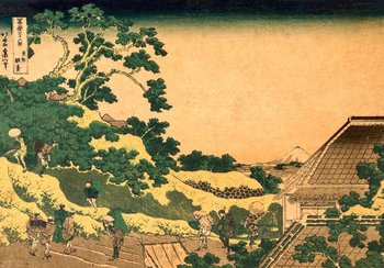 Plakat, Hokusai, Fuji from Surugadai, in Yedo, 59,4x42 cm - reinders