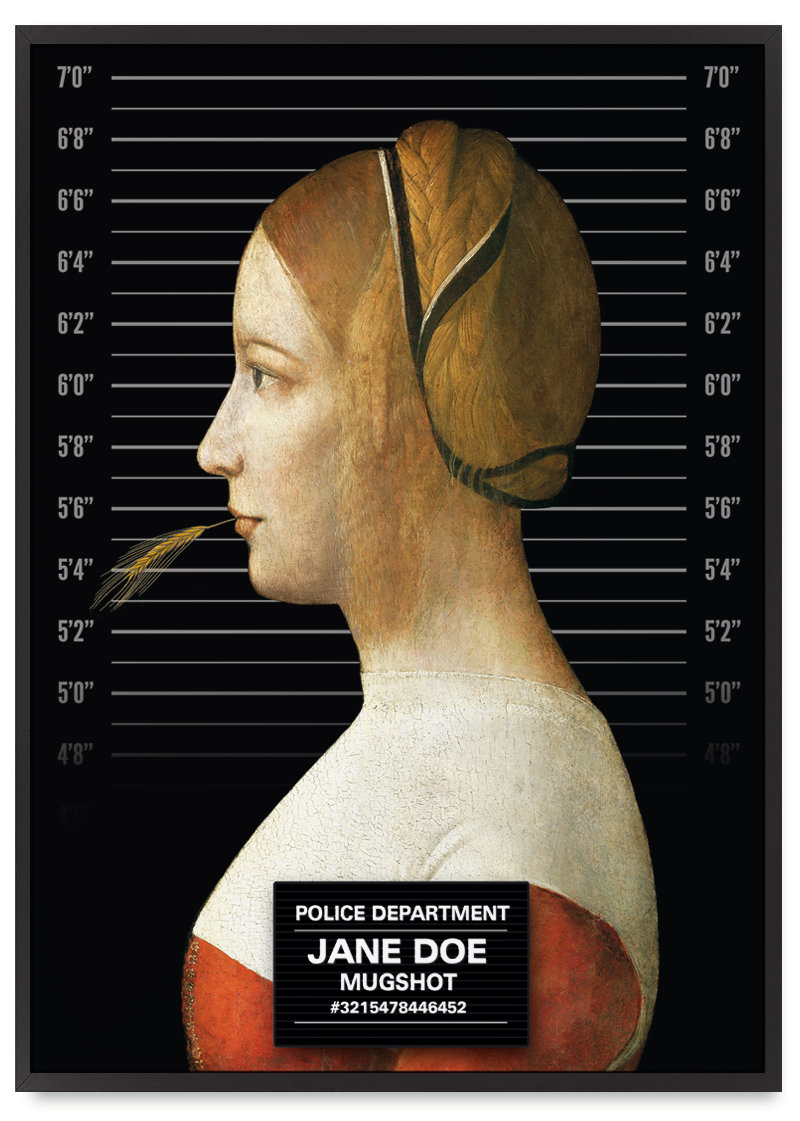 Plakat Jane Doe pop art 21x30 cm w czarnej ramie - Inna marka | Sklep ...