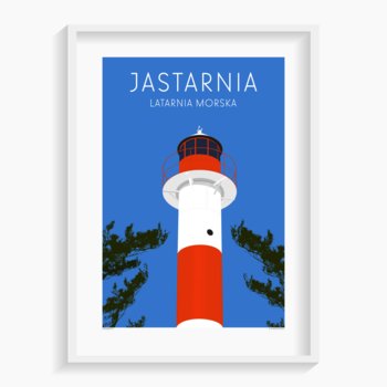 Plakat Jastarnia 50x70 cm - A. W. WIĘCKIEWICZ