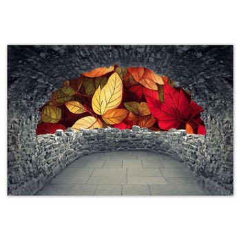Plakat Jesienne liście Jesień, 90x60 cm - ZeSmakiem