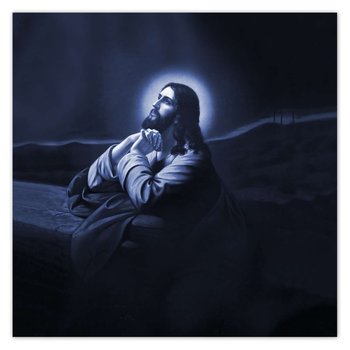 Plakat Jezus Modlitwa w Ogrójcu, 70x70 cm - ZeSmakiem