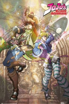 Plakat Jojo's Bizarre Adventure Joestar Zeppeli plakaty na ścianę anime 61x91,5 cm - Grupo Erik