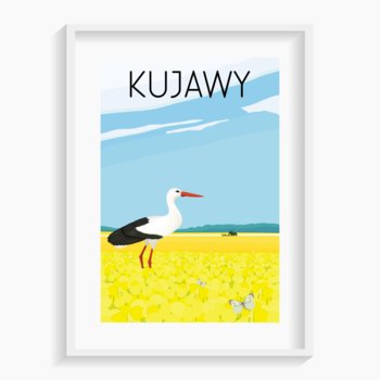 Plakat Kujawy 61x91 cm - A. W. WIĘCKIEWICZ