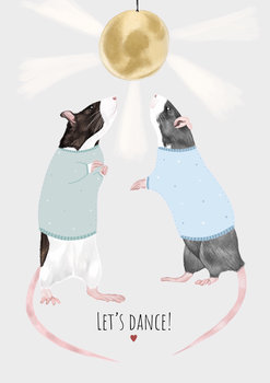 Plakat Let's Dance A3 - Pracownia Kurpiowska