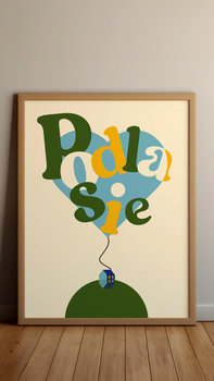 Plakat: "Love Podlasie" 30x40 cm - SlowSpotter