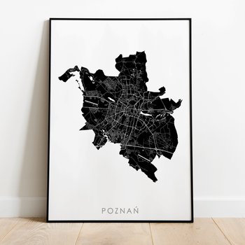 Plakat mapa Poznania - 42x60 cm - Mappy Maps