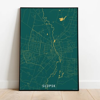 Plakat mapa Słupska - 42x60 cm - Mappy Maps