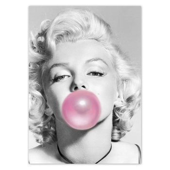 Plakat Marilyn Monroe z gumą, 50x70 cm - ZeSmakiem