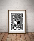 Plakat, Maze Gaze LEGO, 3D 42x59,4 cm - reinders