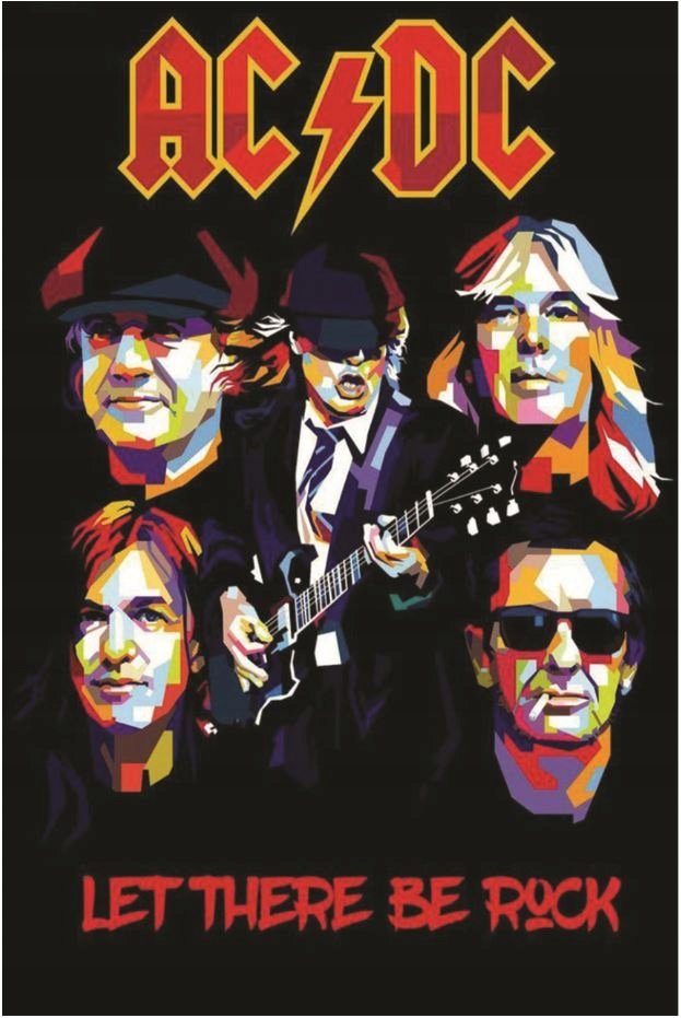 Plakat Muzyczny AC/DC Hard Rock ACDC 70x50 cm - Atram | Sklep EMPIK.COM
