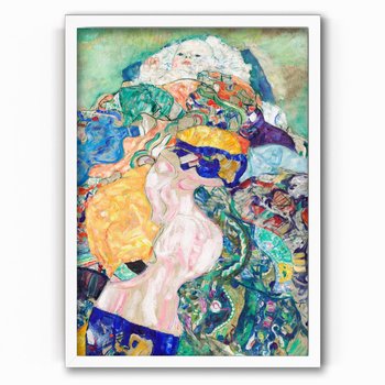 Plakat na papierze Baby by Gustav Klimt 40x60 Biala ramka / IkkunaShop - IkkunaShop