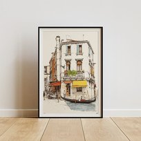 Plakat - Na rogu w Wenecj i30x40 Harry Monkey
