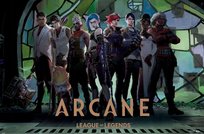 Plakat na ścianę Arcane Zaun Arcade League of Legends dla dziewczyny 91,5x61 cm inna (Inny)