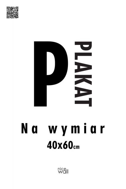 kontroversiel biord arm Plakat Na Wymiar 40X60 Cm - Nice Wall | Sklep EMPIK.COM