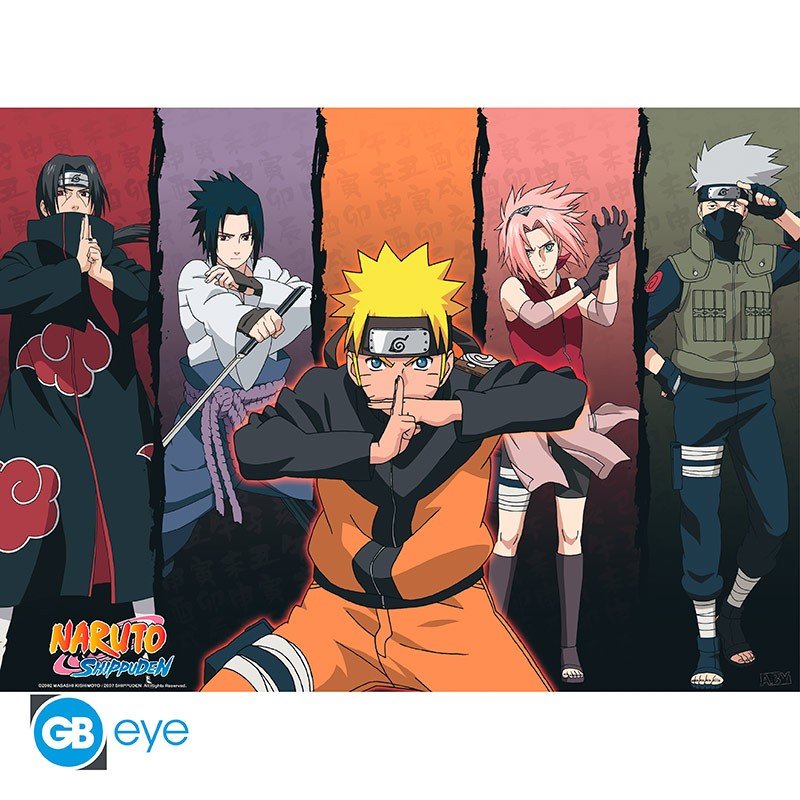 Plakat Naruto Shippuden 52 x 38 cm Inna marka Sklep