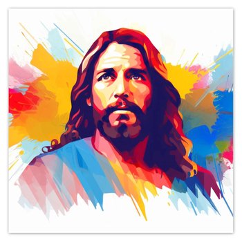 Plakat New Age Jezus, 70x70 cm - ZeSmakiem