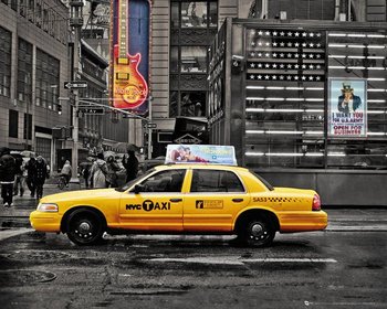 plakat NEW YORK - 7TH AVENUE TAXI - GB eye