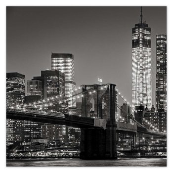 Plakat New York Manhattan, 70x70 cm - ZeSmakiem